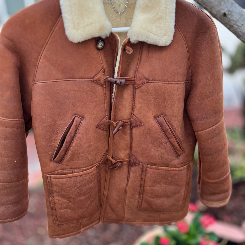 Kids Jean Guise Tanatar A.S. 100% Shearling Lambskin 100%  Leather size 6 Mint !